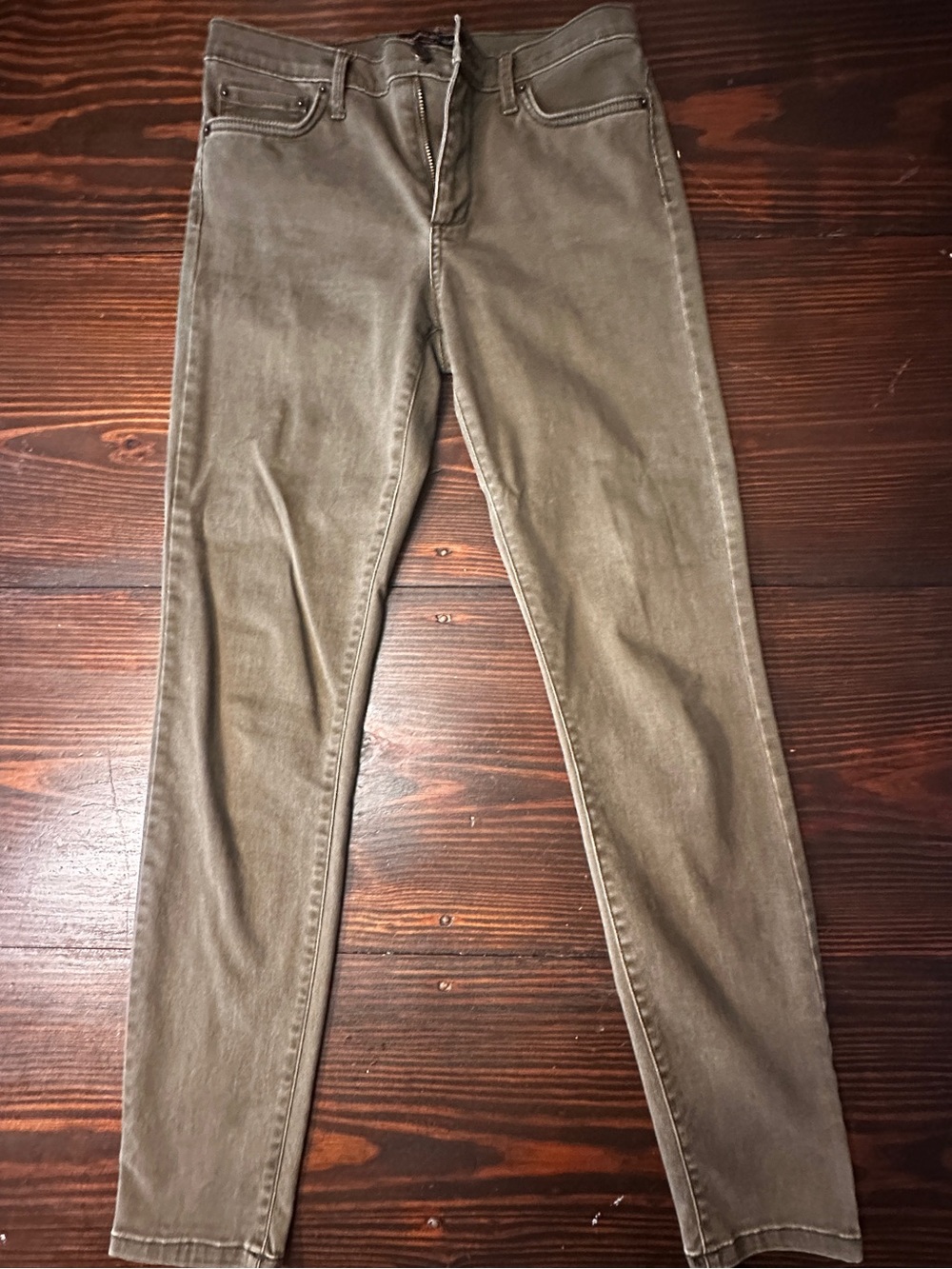 Banana Republic Olive Green Skinny Jeans